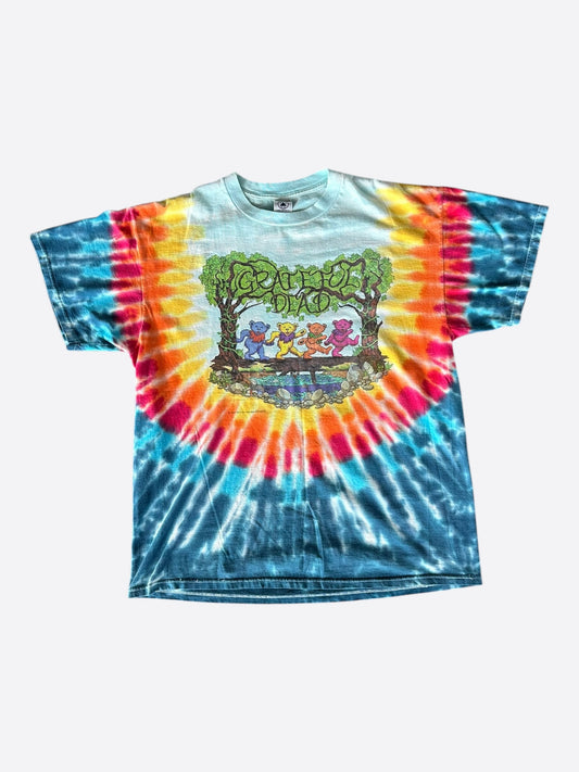 Vintage Tie-Dye Grateful Dead Walking Bears T-Shirt