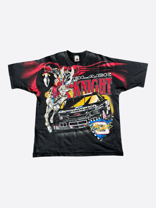 Vintage Black Dale Earnhardt Black Knight Nascar T-Shirt