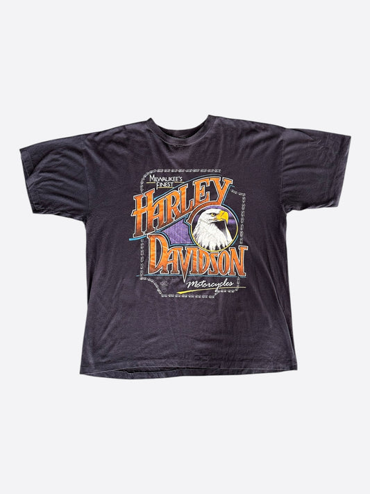 Vintage Black Harley-Davidson Milwaukee Graphic T-Shirt