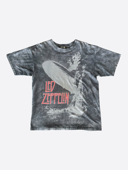 Vintage Grey Stone Dyed Led Zeppelin Graphic T-Shirt