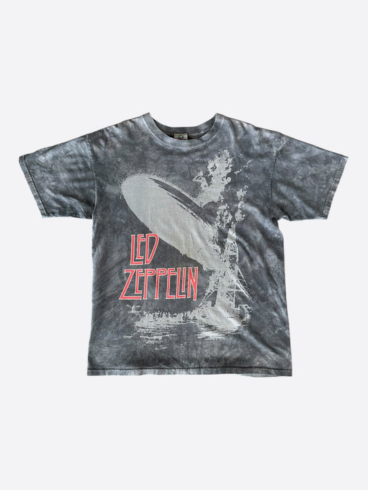 Vintage Grey Stone Dyed Led Zeppelin Graphic T-Shirt