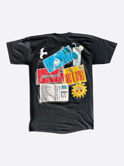 Vintage Black Guns n' Roses x Metallica Faith No More Tour T-Shirt