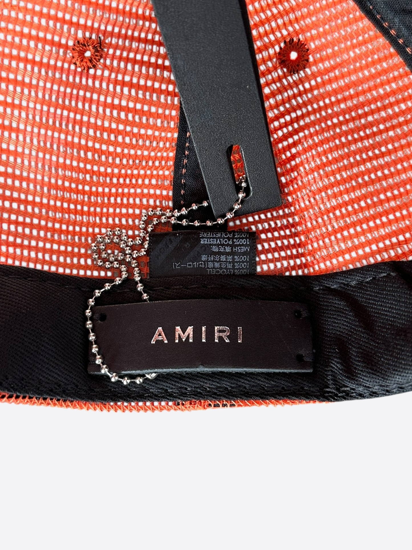 Amiri Orange & Black Arts District Trucker Hat