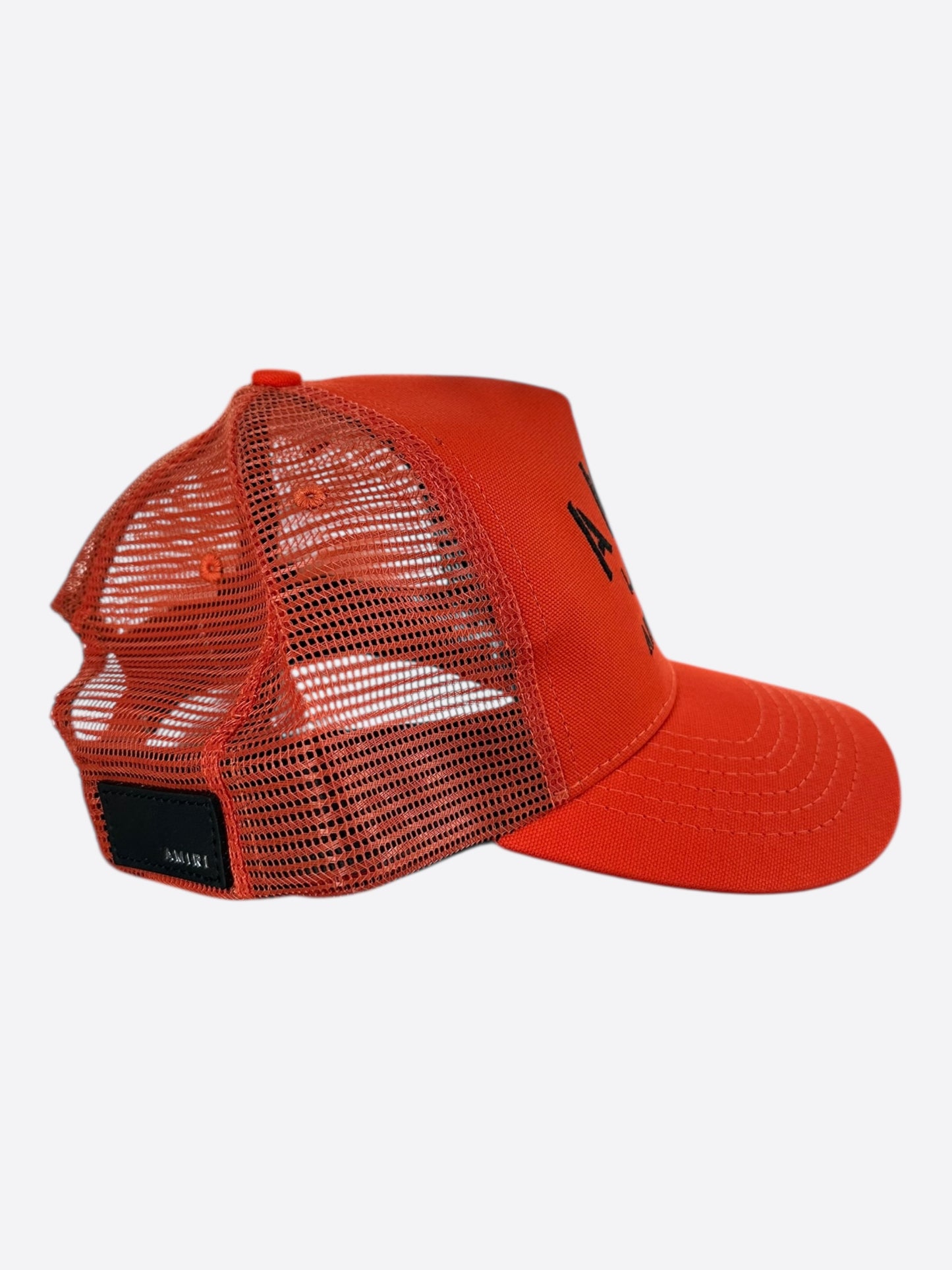 Amiri Orange & Black Arts District Trucker Hat