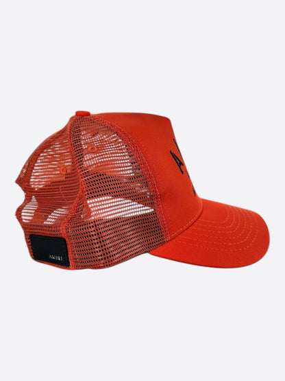 Amiri Orange & Black Arts District Trucker Hat