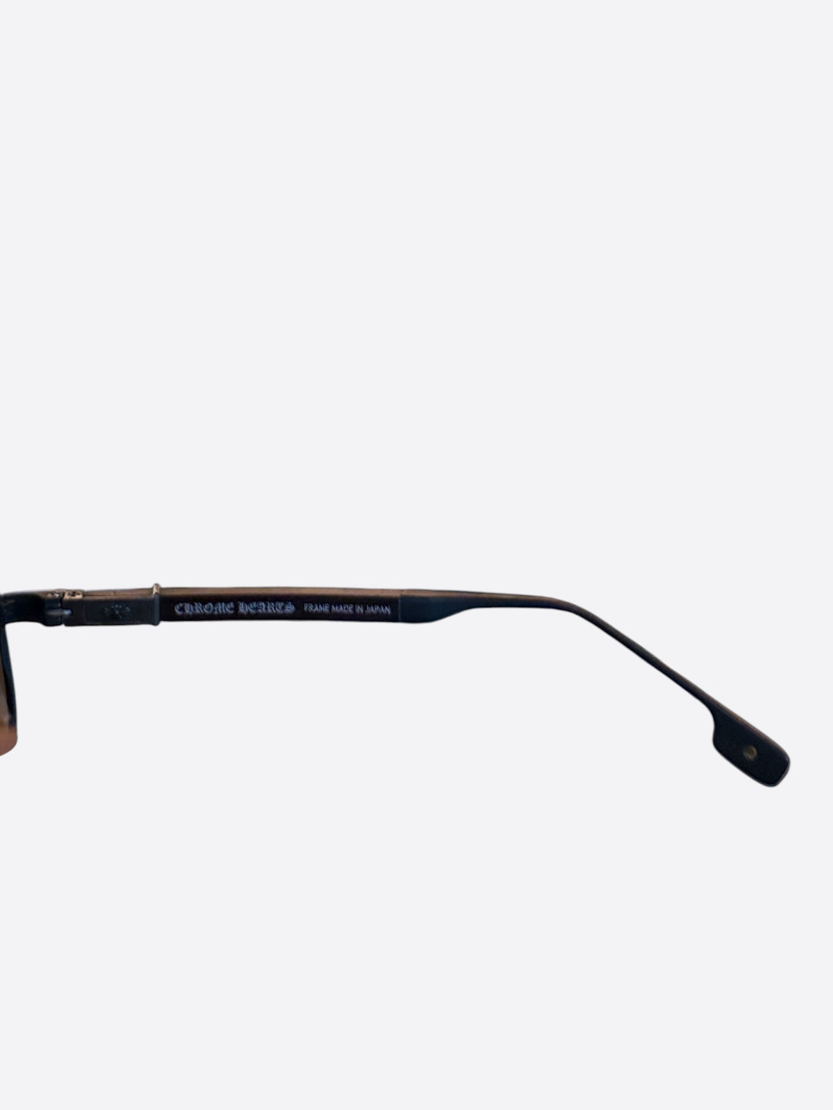 Chrome Hearts Silver & Ebony Wood Loomer Sunglasses