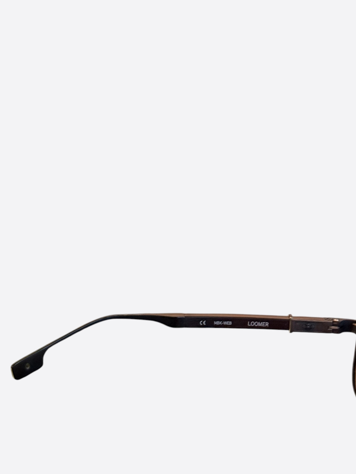 Chrome Hearts Silver & Ebony Wood Loomer Sunglasses