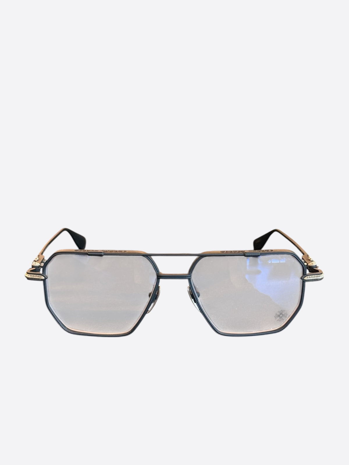 Chrome Hearts Black Cross Phunk Glasses