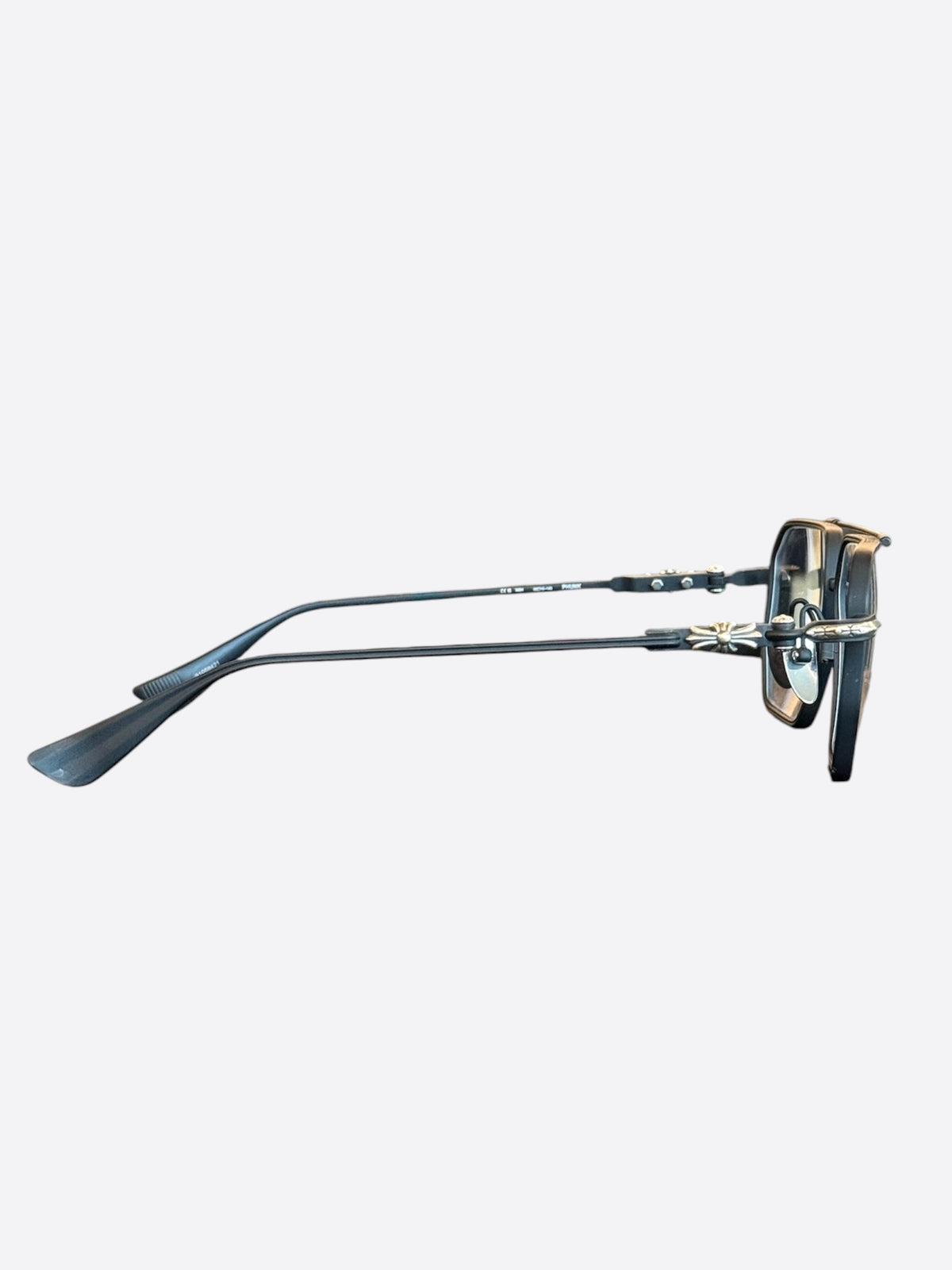 Chrome Hearts Black Cross Phunk Glasses