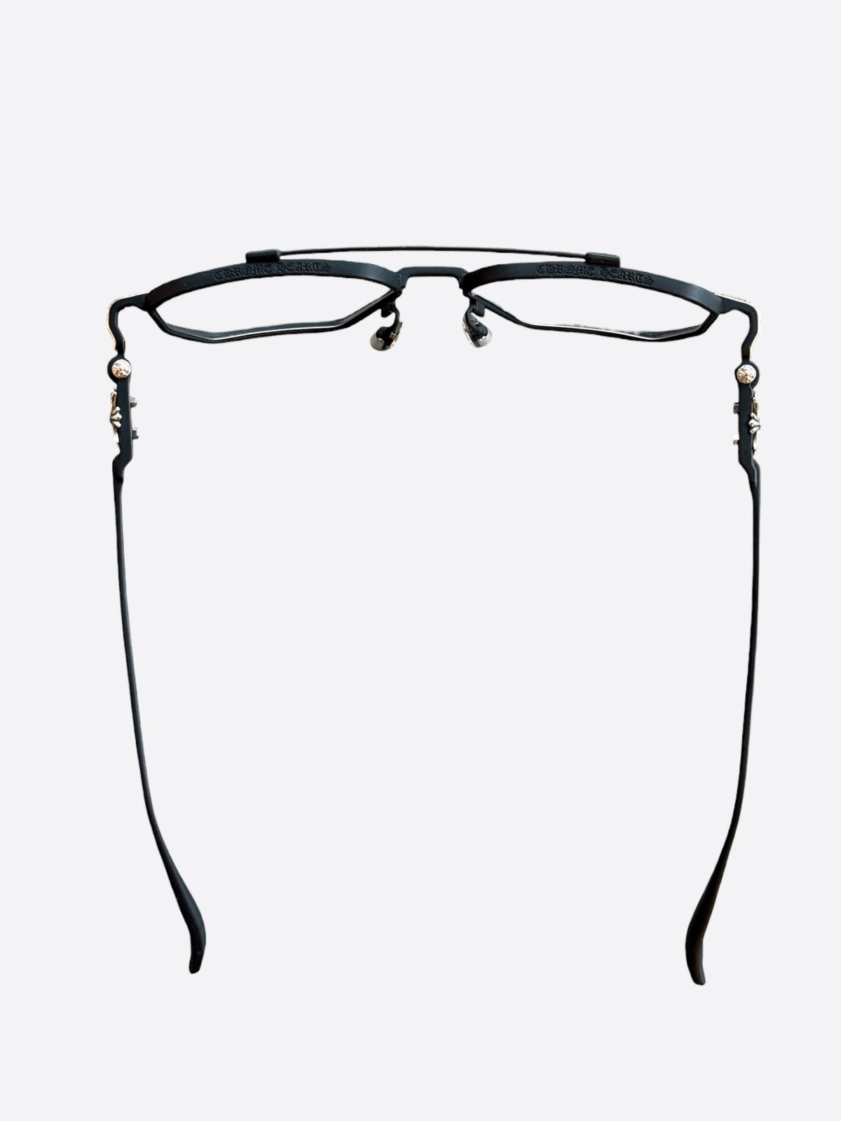 Chrome Hearts Black Cross Phunk Glasses