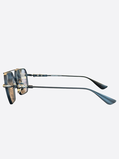 Chrome Hearts Black Cross Phunk Glasses