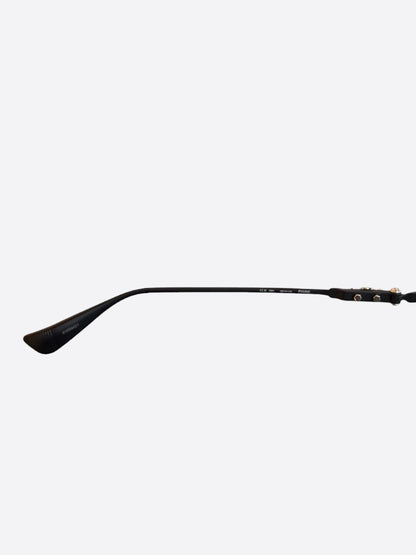 Chrome Hearts Black Cross Phunk Glasses