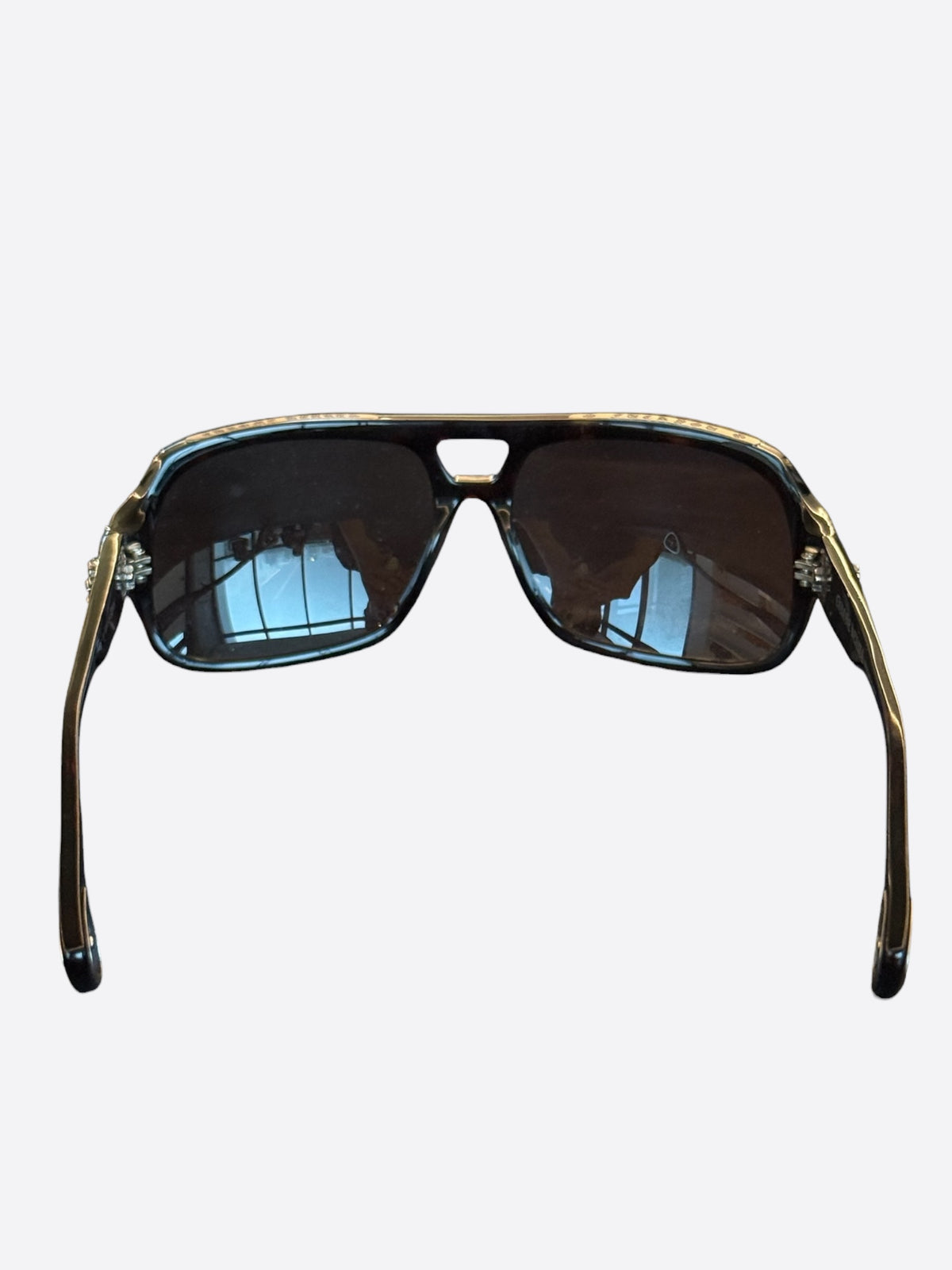 Chrome Hearts Black & Silver Boink Sunglasses