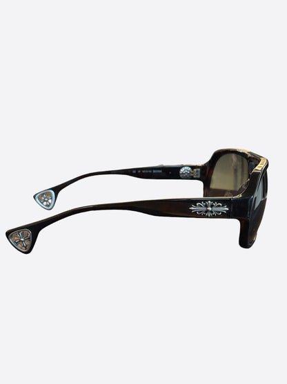 Chrome Hearts Black & Silver Boink Sunglasses
