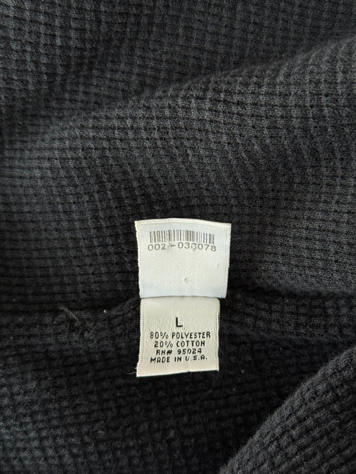 Chrome Hearts Black & White Stars Horseshoe Logo Thermal Zip Up Hoodie