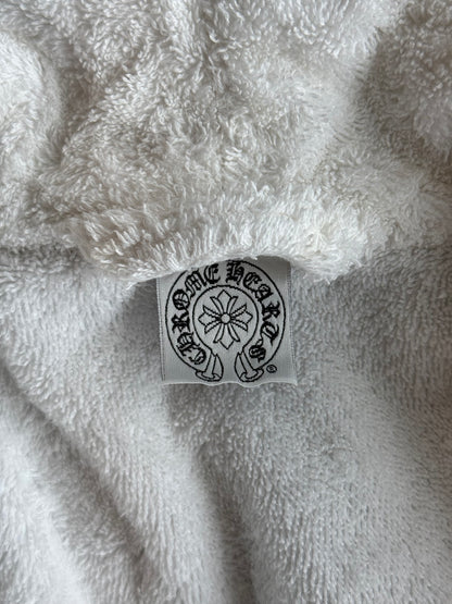 Chrome Hearts White & Black T-Bar Logo Robe