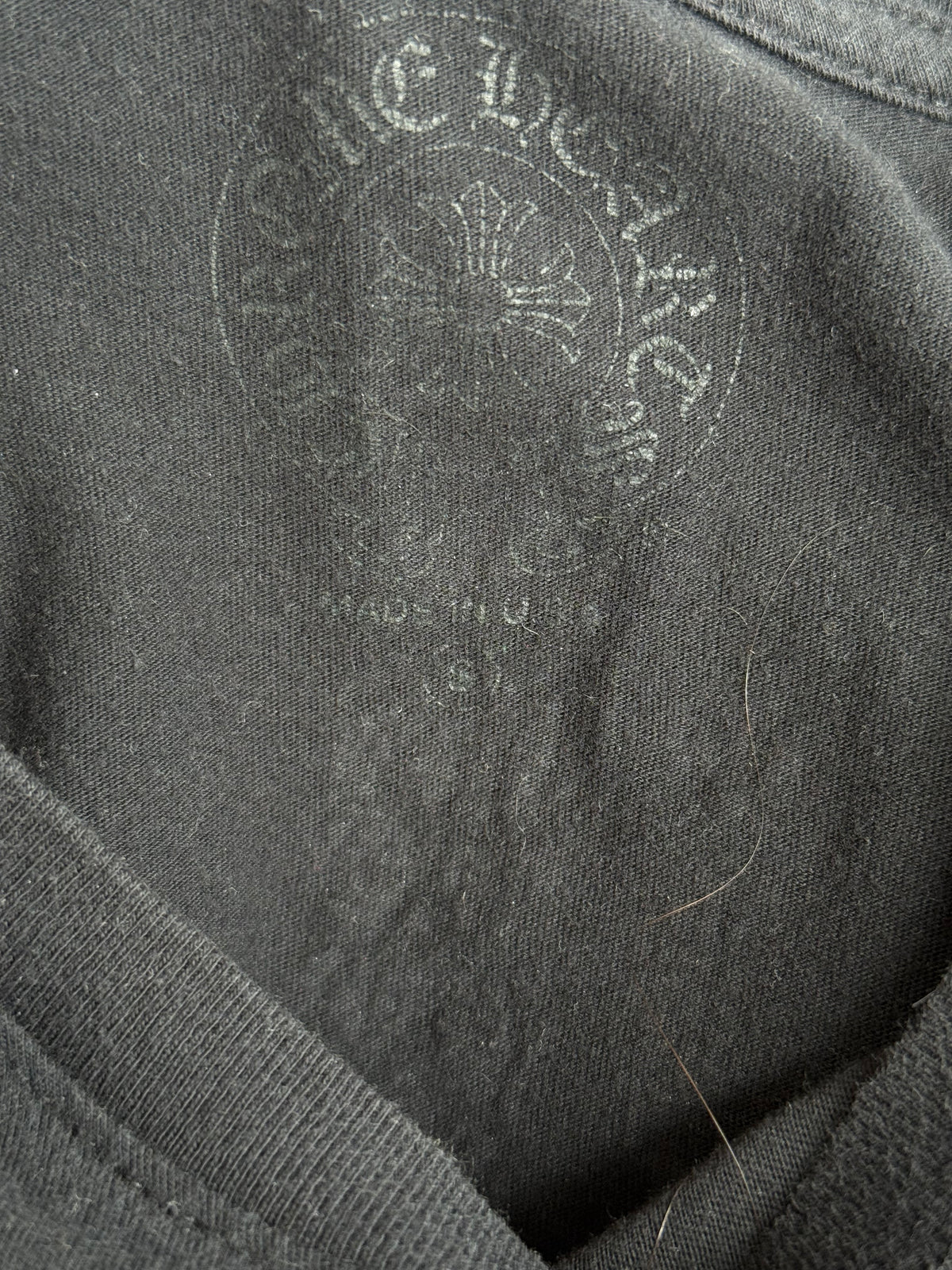 Chrome Hearts Black & Pink Logo Longsleeve T-Shirt