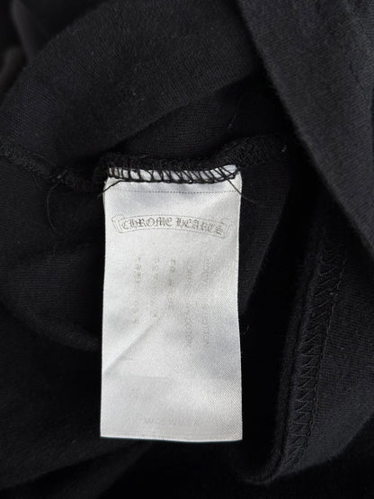 Chrome Hearts Black & Pink Logo Longsleeve T-Shirt
