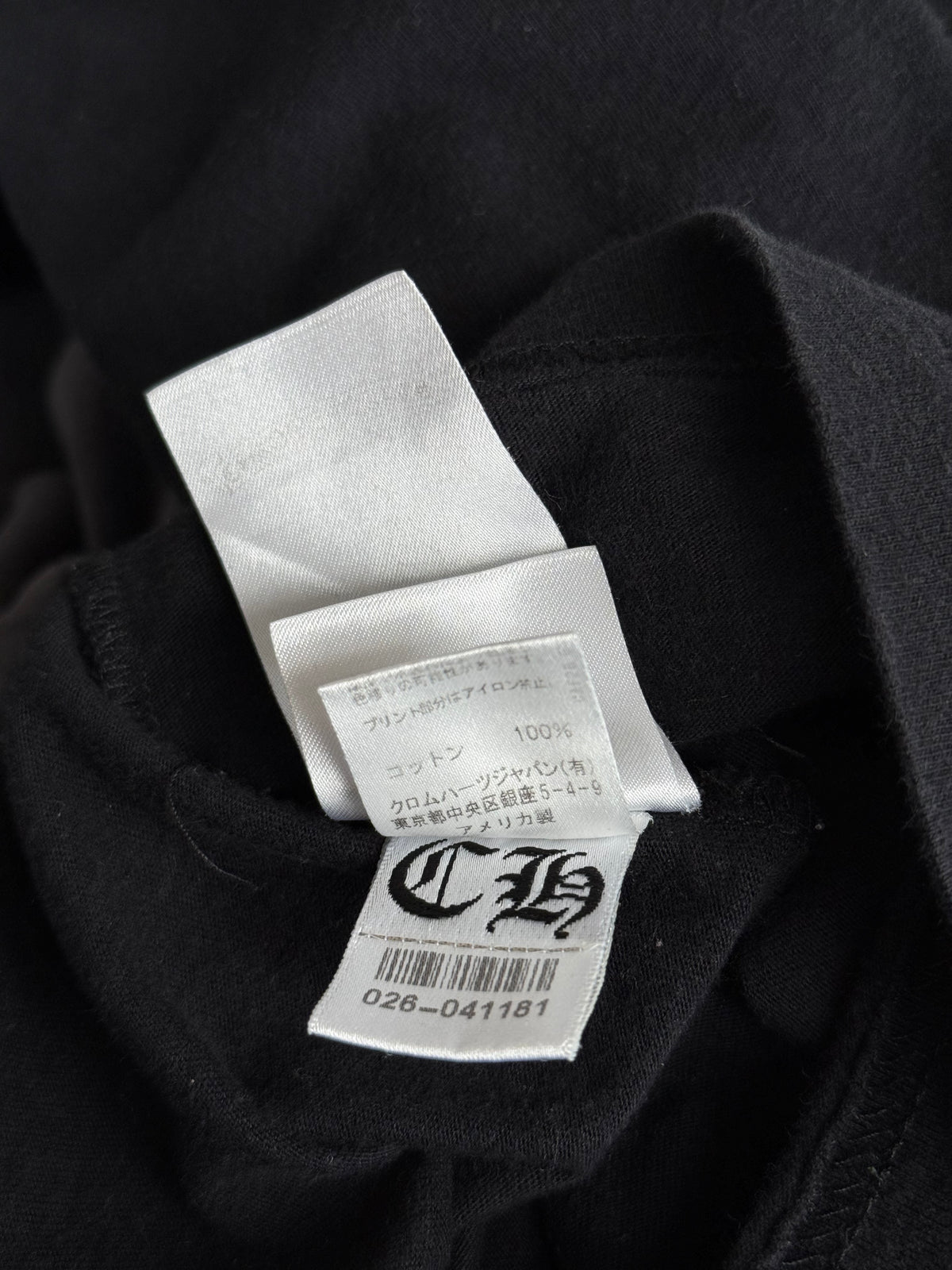 Chrome Hearts Black & Pink Logo Longsleeve T-Shirt