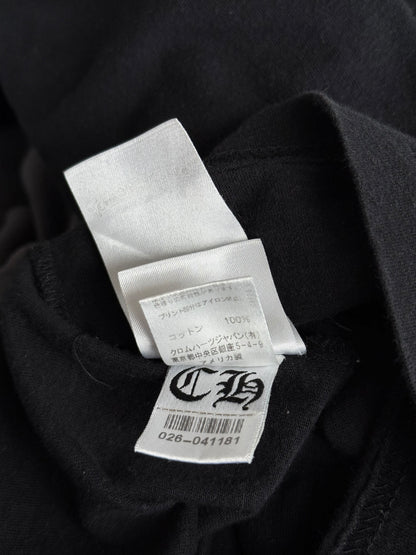 Chrome Hearts Black & Pink Logo Longsleeve T-Shirt