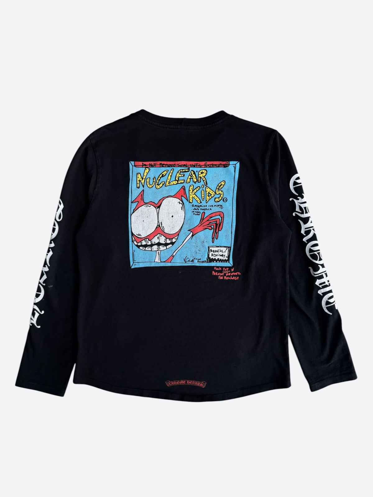 Chrome Hearts Matty Boy Black Nuclear Kids Longsleeve T-Shirt