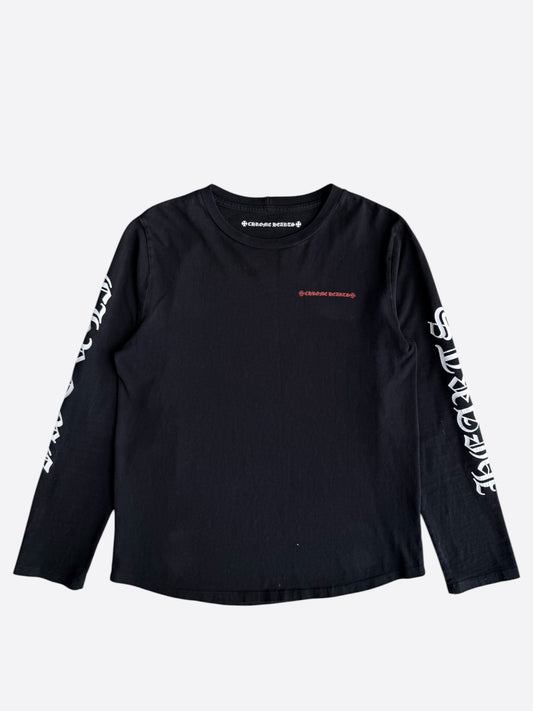 Chrome Hearts Matty Boy Black Nuclear Kids Longsleeve T-Shirt
