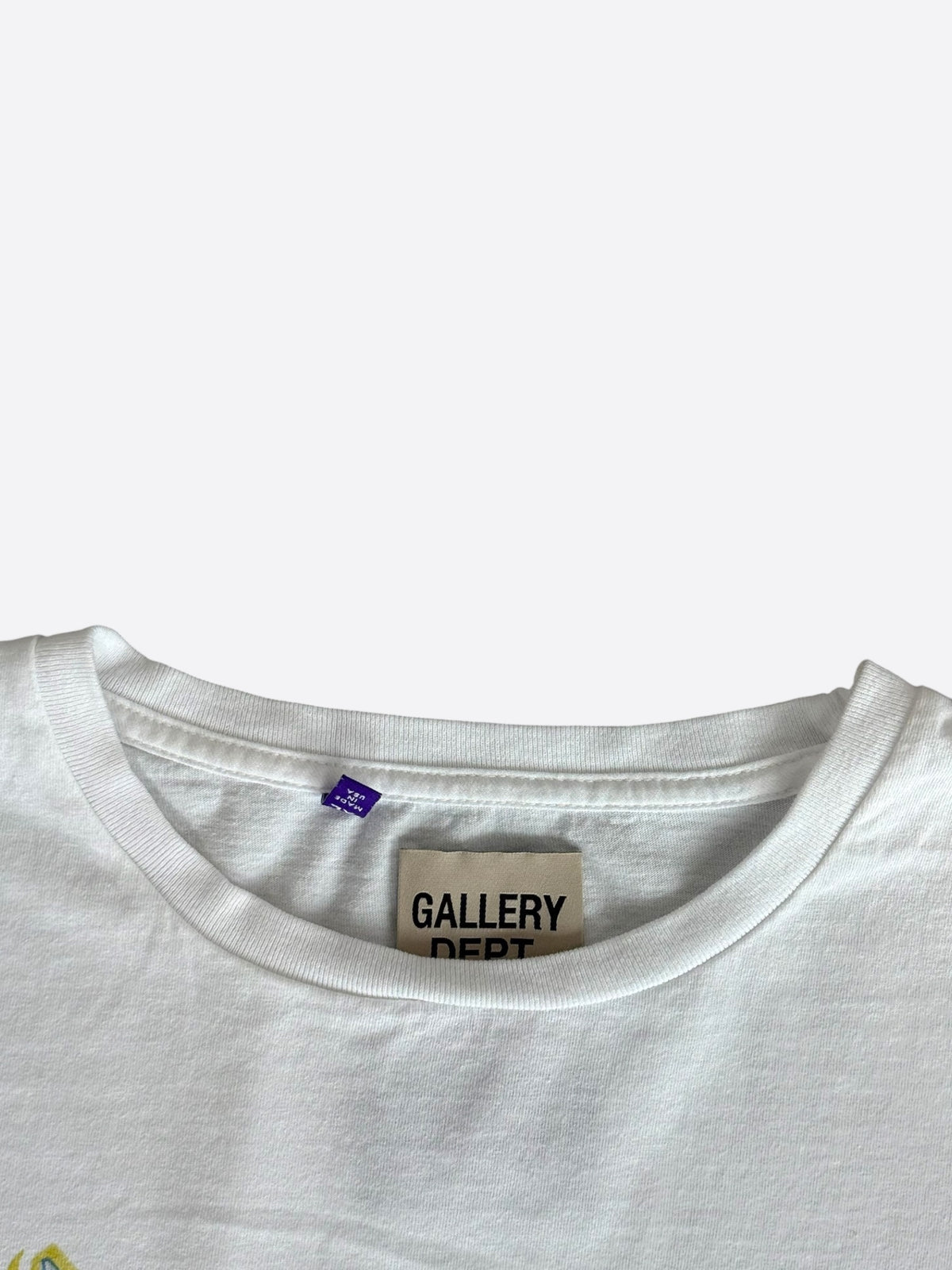 Gallery Dept White & Multicolor ATK Graffiti Logo T-Shirt