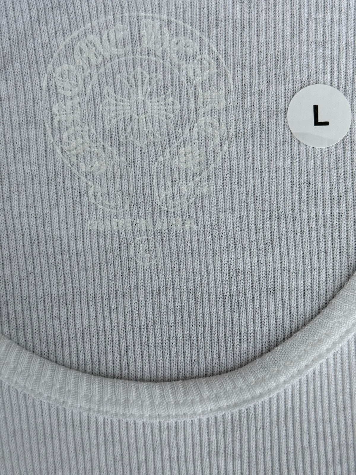 Chrome Hearts White & Black Richard Stark Graphic Tank Top
