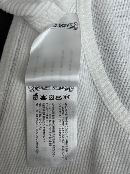 Chrome Hearts White & Black Richard Stark Graphic Tank Top