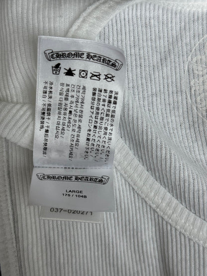 Chrome Hearts White & Black Richard Stark Graphic Tank Top