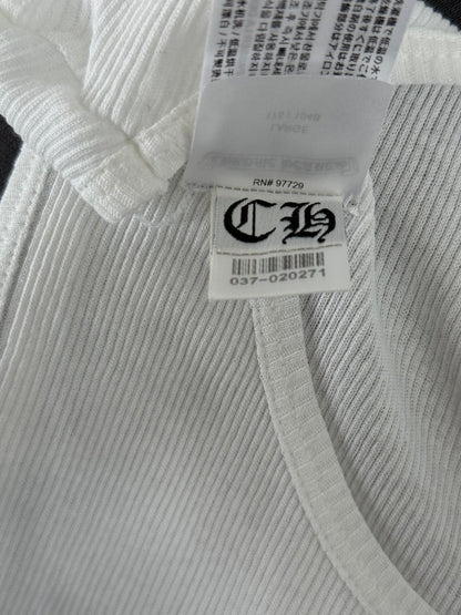 Chrome Hearts White & Black Richard Stark Graphic Tank Top