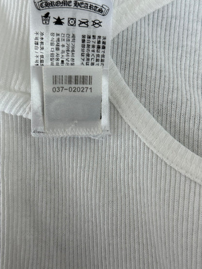 Chrome Hearts White & Black Richard Stark Graphic Tank Top