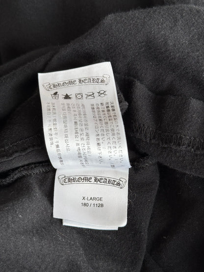 Chrome Hearts Black & Grey Staff Horseshoe Logo Longsleeve T-Shirt