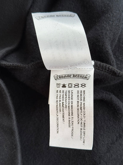 Chrome Hearts Black & Blue Vertical Logo Hoodie