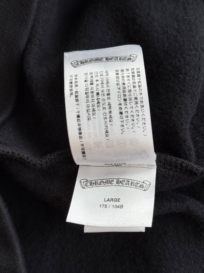 Chrome Hearts Black & Blue Vertical Logo Hoodie
