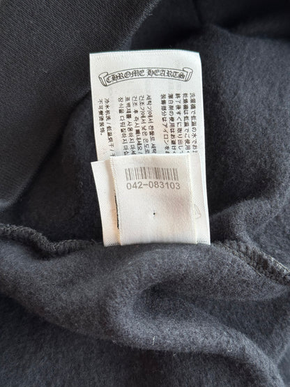 Chrome Hearts Black & Blue Vertical Logo Hoodie