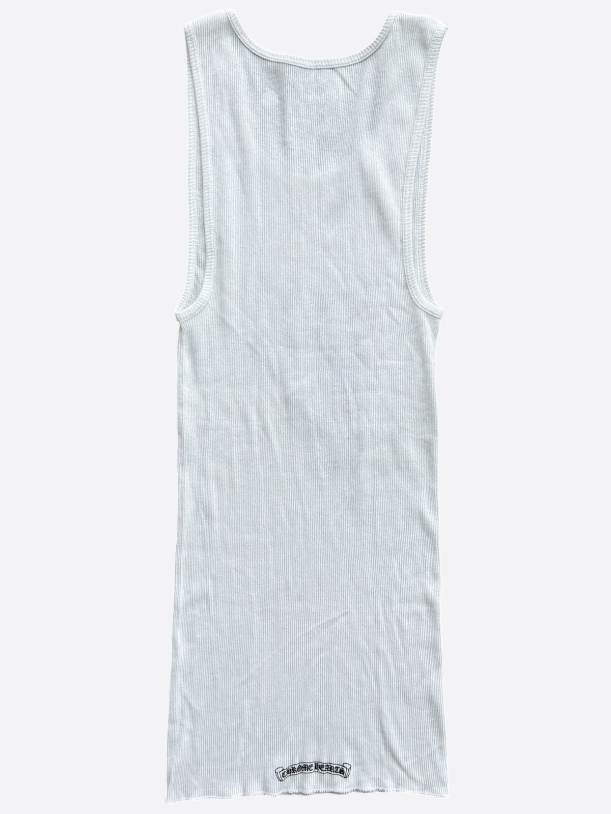 Chrome Hearts White & Black Richard Stark Graphic Tank Top