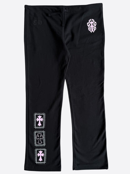 Chrome Hearts Black & Pink Deadly Doll Women's Sweatpants