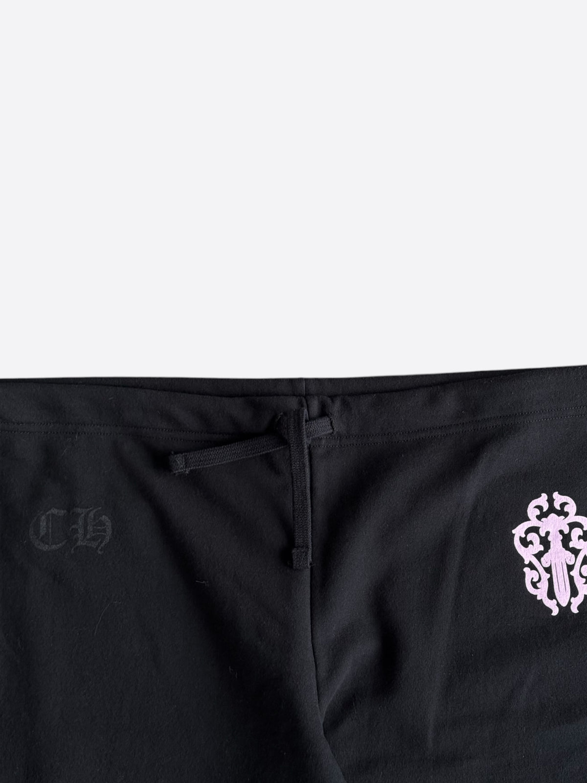 Chrome Hearts Black & Pink Deadly Doll Women's Sweatpants