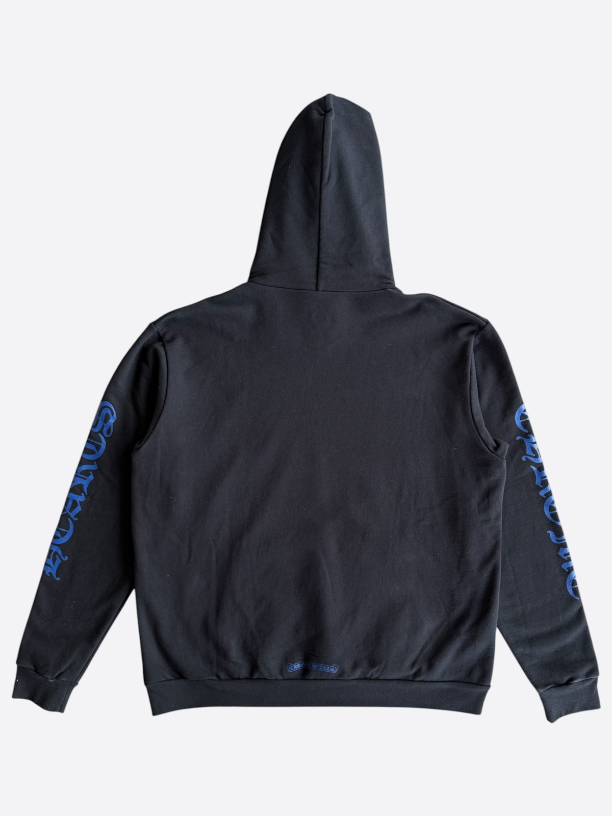 Chrome Hearts Black & Blue Vertical Logo Hoodie
