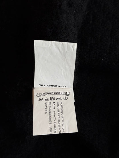 Chrome Hearts Black Cross Patch Cashmere Hoodie