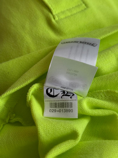 Chrome Hearts Matty Boy Green Sex Records Staff Logo Polo T-Shirt