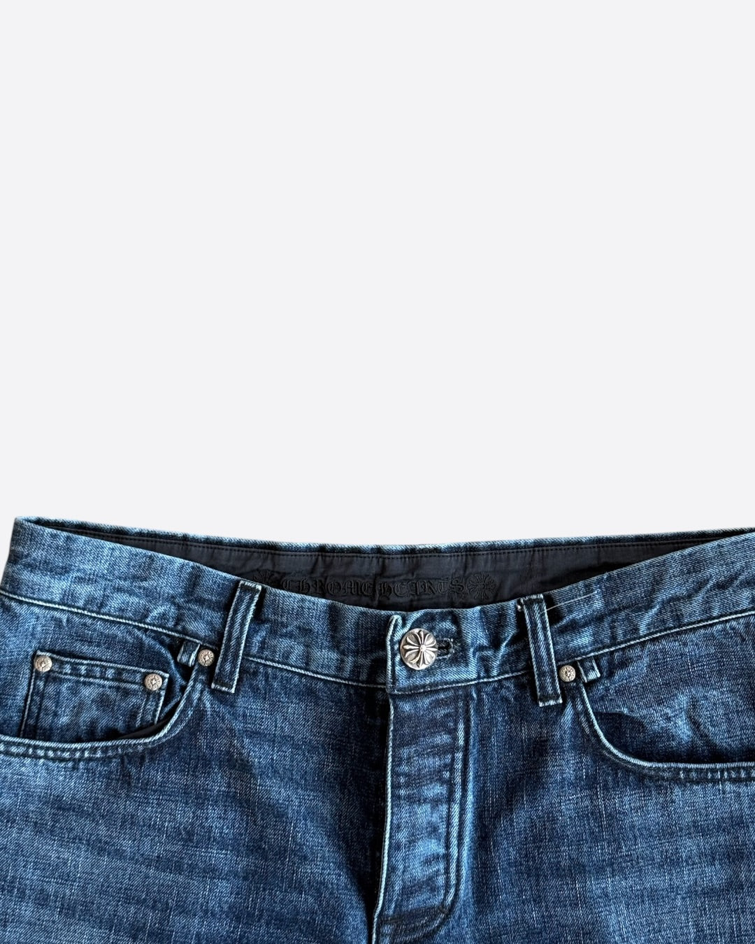 Chrome Hearts Blue Denim Jeans
