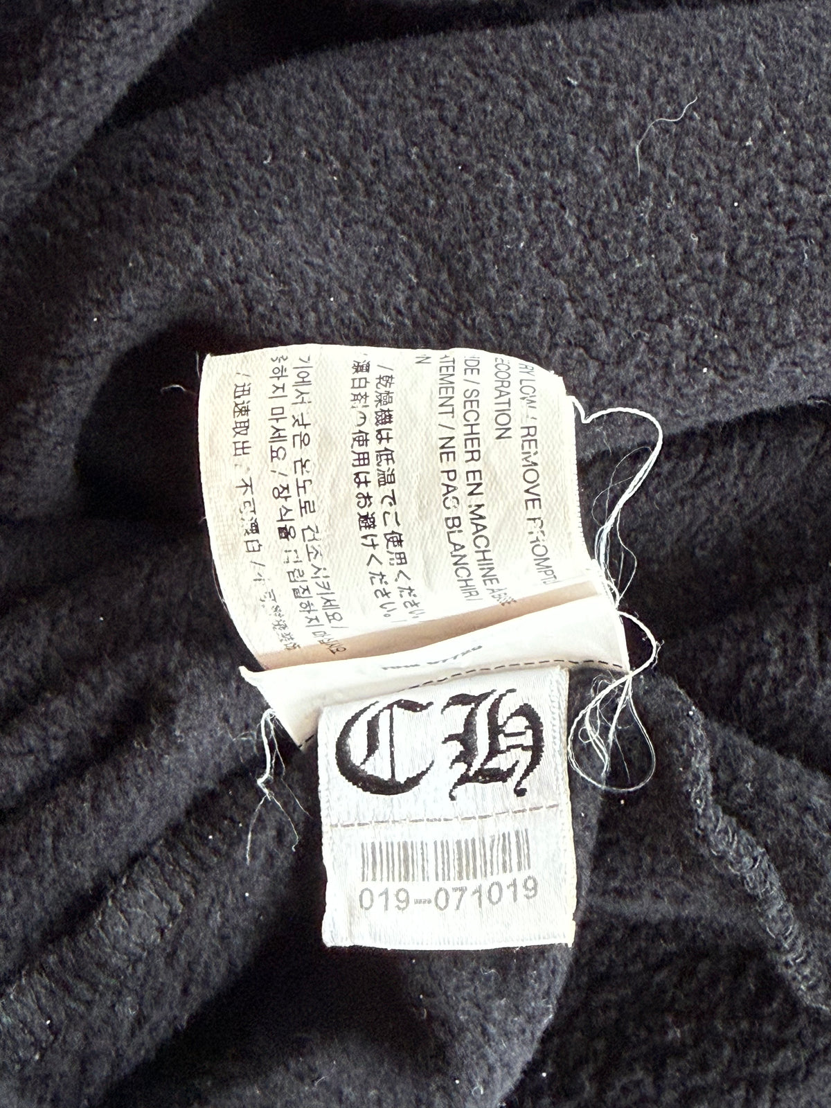 Chrome Hearts Black & White Stencil Hoodie