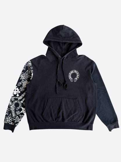 Chrome Hearts Black & White Stencil Hoodie