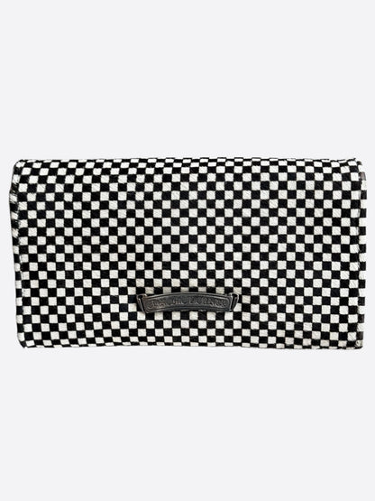 Chrome Hearts Checkered Flap Wallet