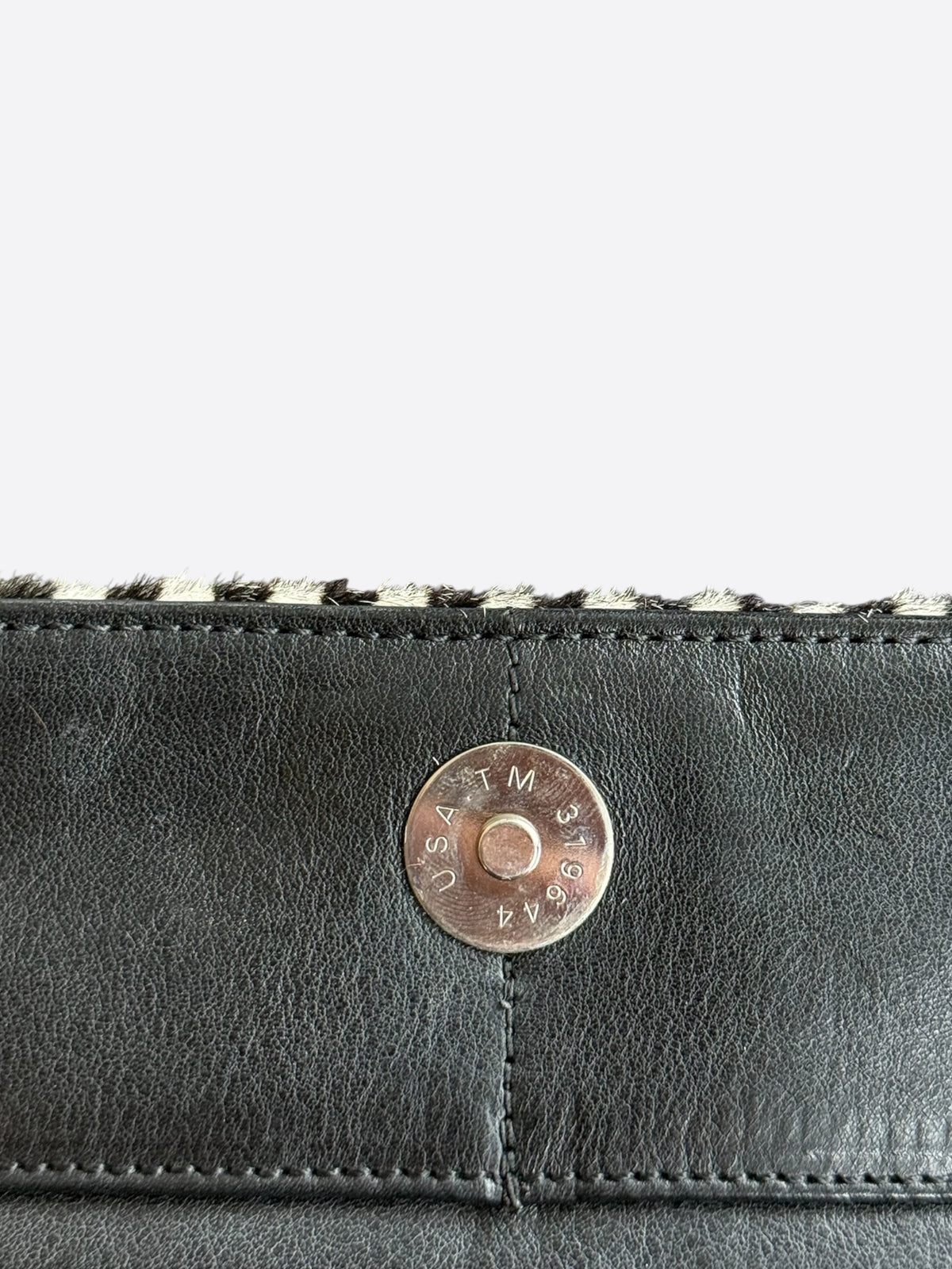 Chrome Hearts Checkered Flap Wallet