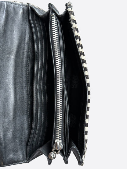 Chrome Hearts Checkered Flap Wallet