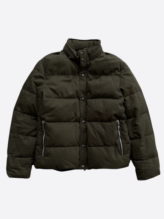 Chrome Hearts Olive Puffer Jacket