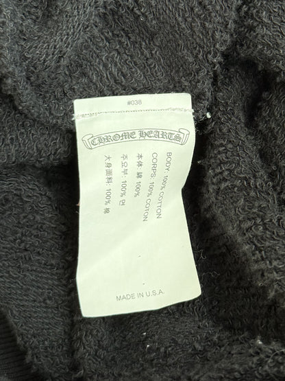 Chrome Hearts Black Cross Jacquard Embroidered Sweater Hoodie